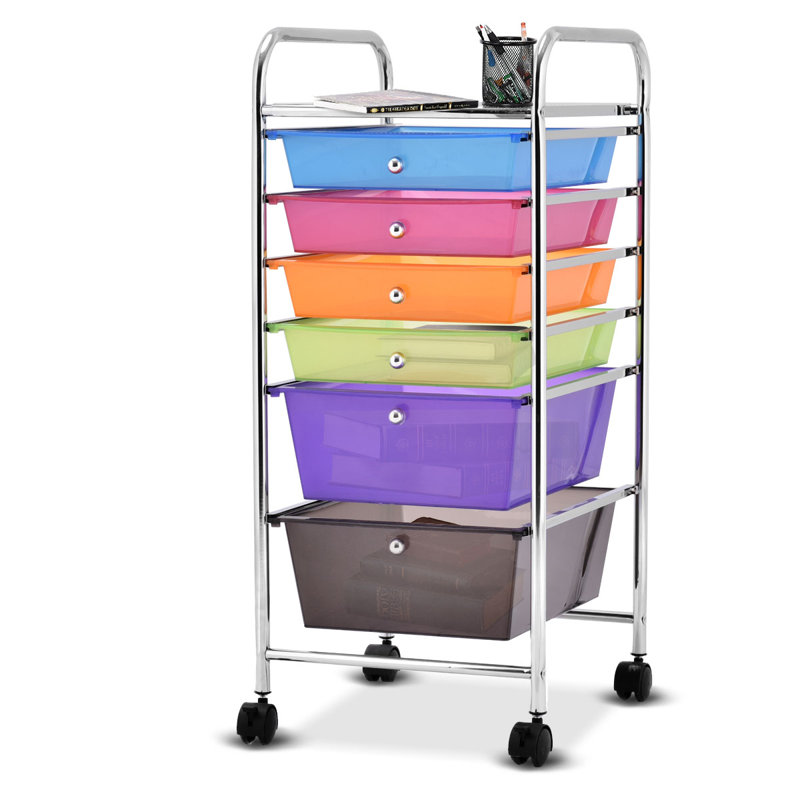 75cm H x 33cm W Utility Cart with Wheels