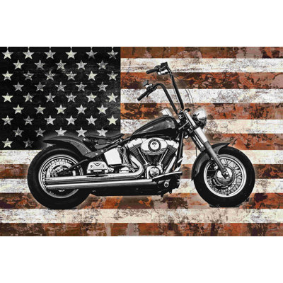 Drapeau de moto par - sur