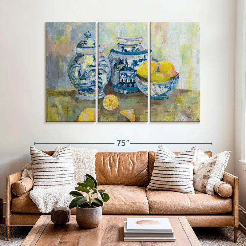 Yarlin Lemon Life, 42" H x 65" W