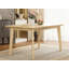 Table à manger - Structure en bois massif, table à manger moderne et minimaliste pour cuisine, salle à manger, salon-85589644