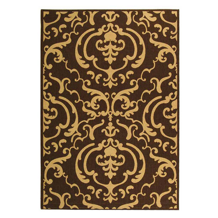 Arellanes Performance Damask Indoor/Outdoor Area Rug