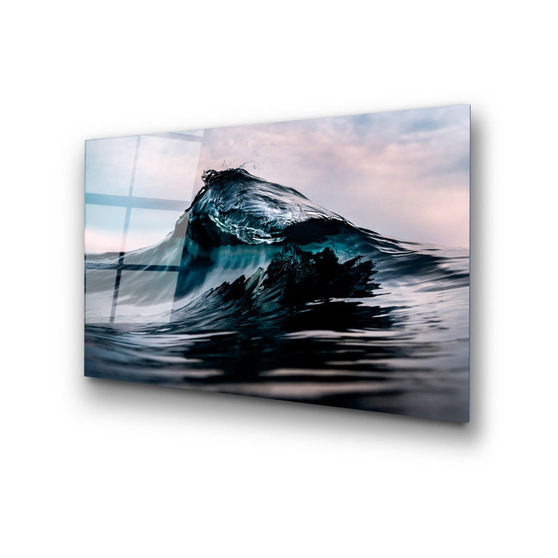 Elegant Decorative Tempered Glass Painting, 19.7 x 27.6 Inches | 100% Tempered Glass, Thickness: 0.16 Inches | Perfect for Home Decor, Living Room, and Office | Stunning Art Piece with Modern Aesthetic