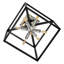 Aros 7-Light Convertible Cube Pendant By Lisa McDennon-758550543