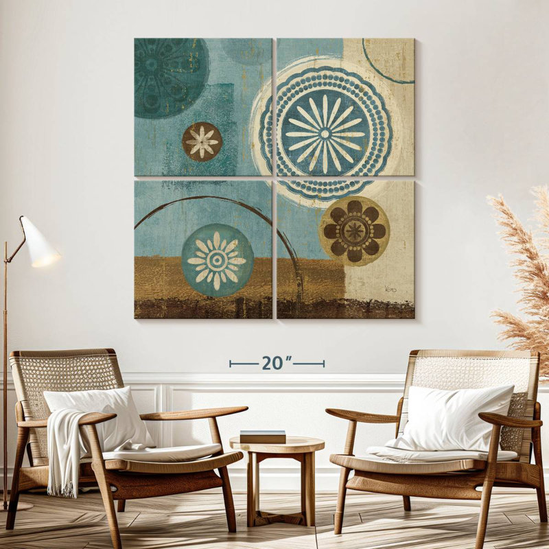 Kerner New Generation Blue I, 57" H x 57" W