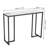 39.4" Marble Console Table Sintered Stone High-End Sofa Side Table-1837535092