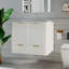 Ensemble de meuble-lavabo moderne avec lavabo Mid-Century-596146529