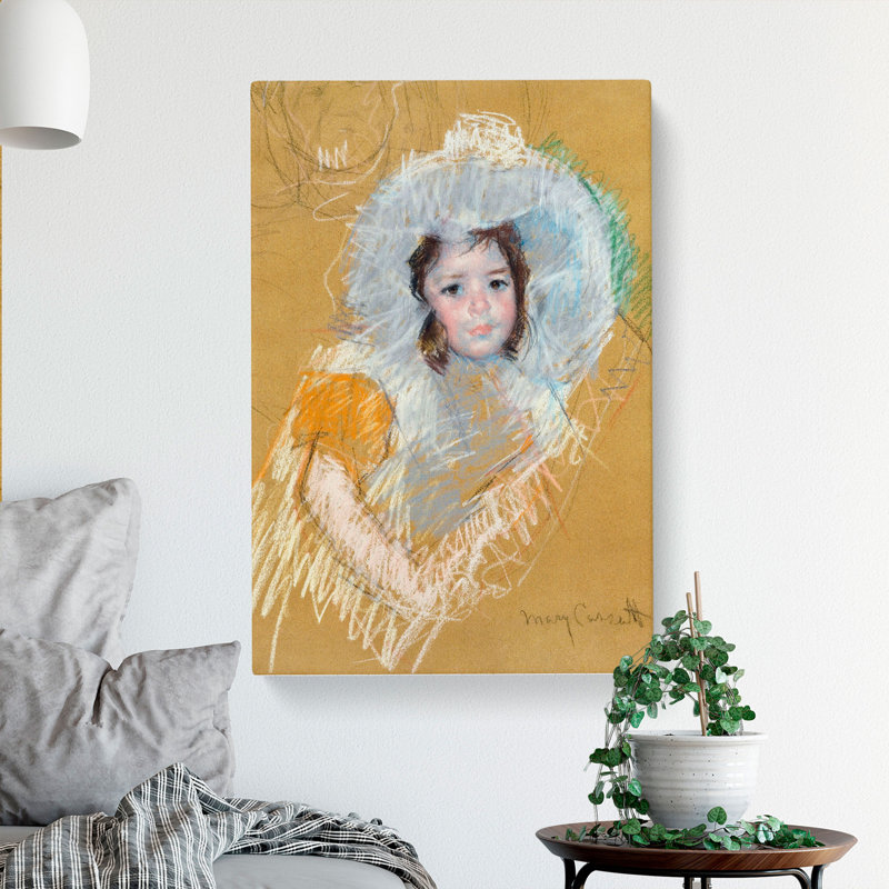 Sketch of a Child by Mary Cassatt - Wrapped Canvas, 76cm H x 50cm W x 3cm D