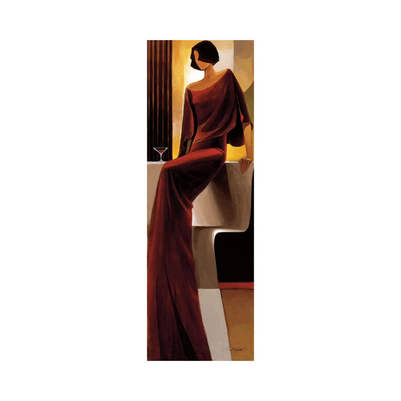 Poise by Keith Mallett - Wrapped Canvas Panoramic Painting, 121.92 cm H x 40.64 cm W x 1.91 cm D