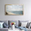 Vue sur la plage - Toile encadrée de qualité supérieure - prête à être accrochée-8541199-8541198