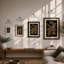 Gilded Study Botanical - Framed Print-1024646384-1024646391