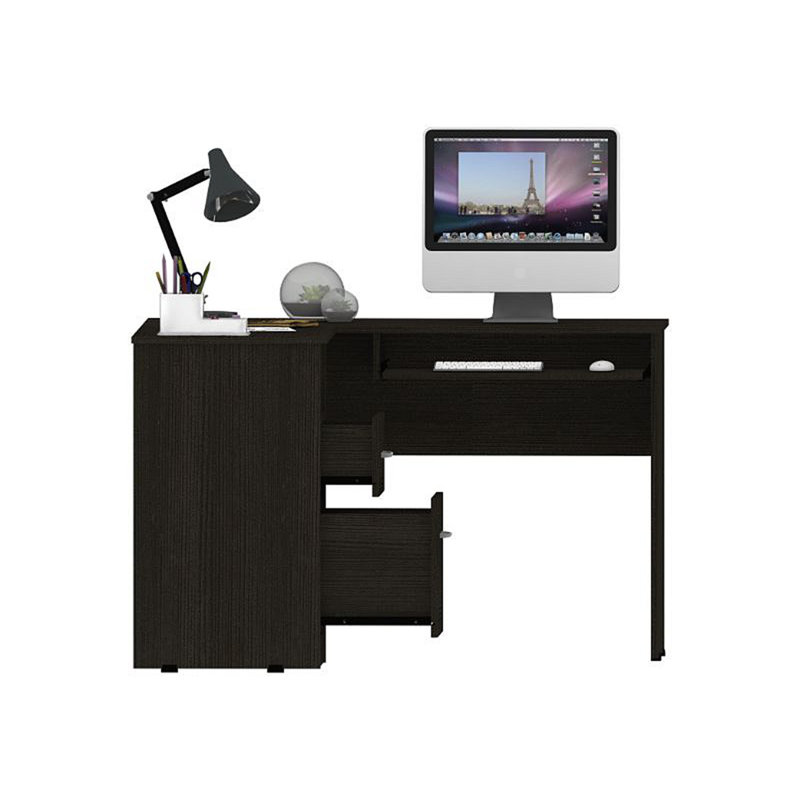 Bureau d'écriture en L 47,20 po, Noir