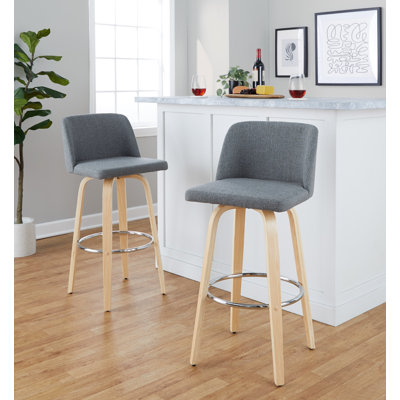 Toriano Swivel Upholstered Counter Stool