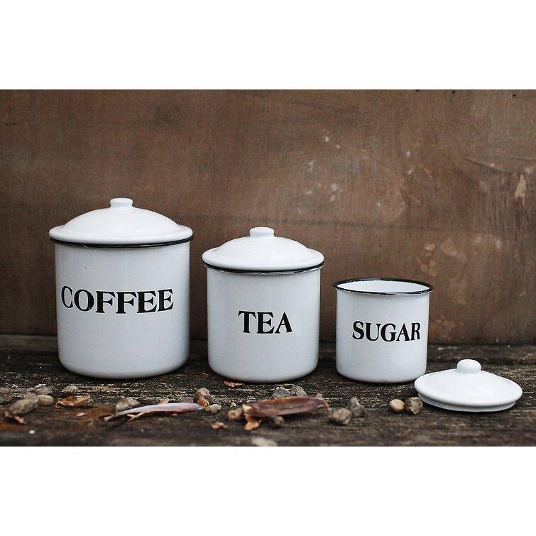 3 Piece Container Set Gracie Oaks Color: White