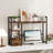 Desk Shelf with Drawer, 40" Desk Hutch for Computer Monitor,Black-556196324