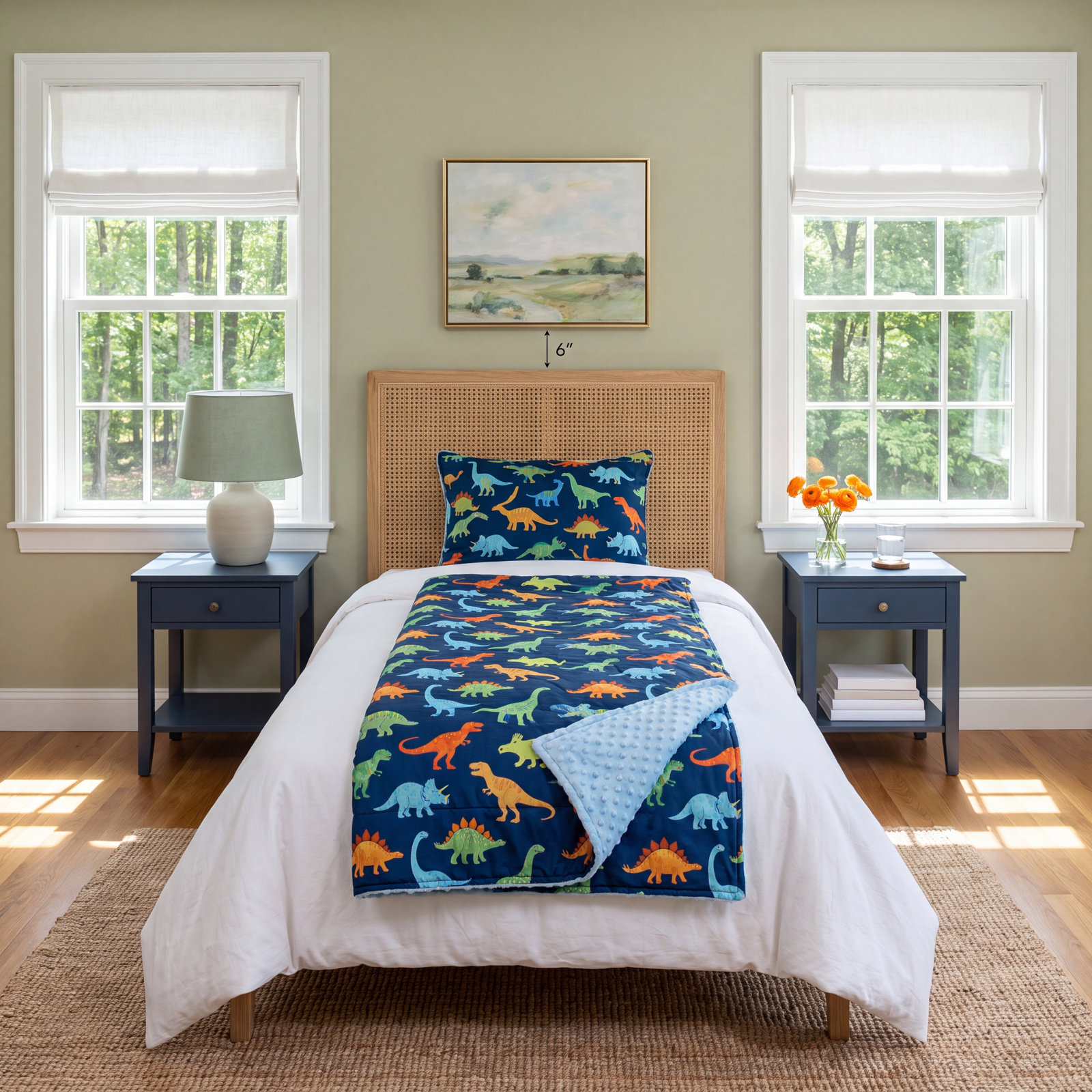 Dinosaur 4-Piece Toddler Bedding Set