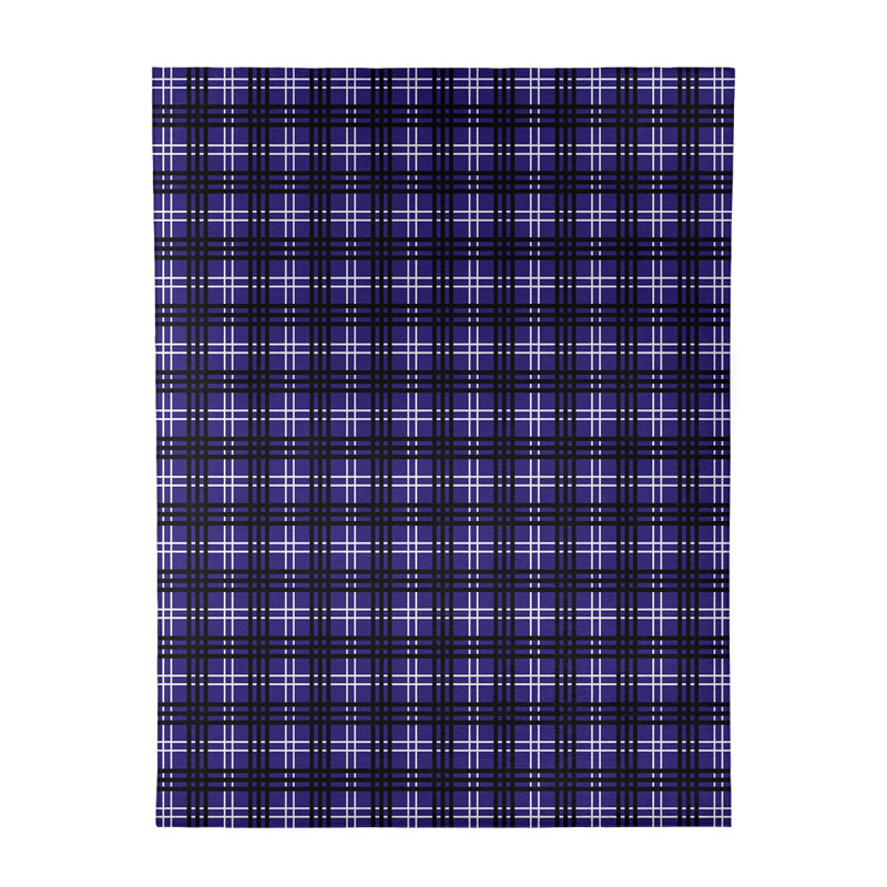Tapis à carreaux mauve, Rectangle 8 pi x 10 pi