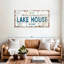 «Lake House Welcome On Canvas», ensemble de 3 pièces-1121891285