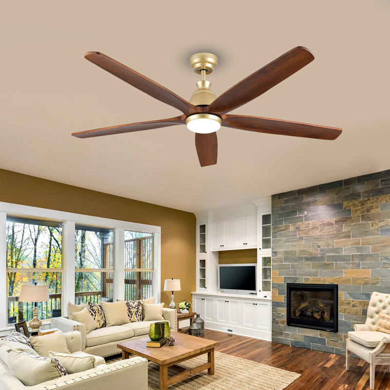 Ceiling Fan With Remote Control, 72"