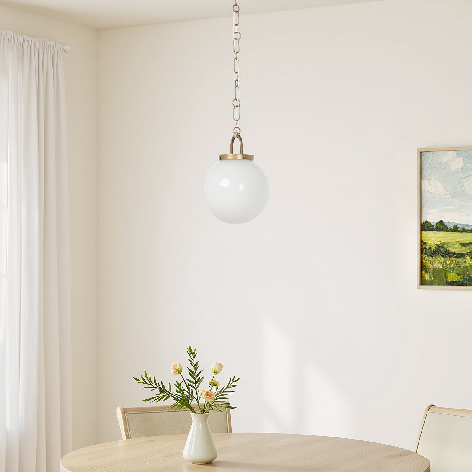 Styner Pendant-Light Antique Brass