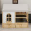Lit maison avec grands tiroirs-676225264