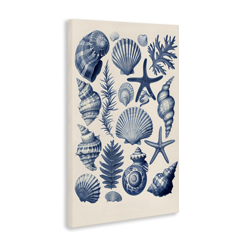 Toile de la collection Conch & Creature, design par LSR Design Studio, H 24 po x l 16 po