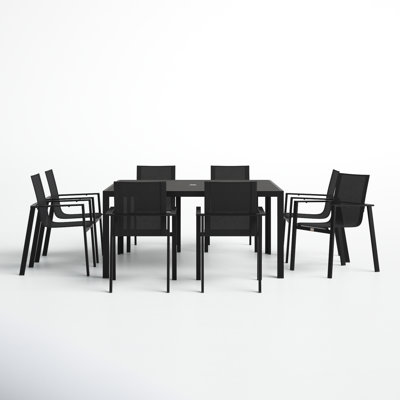 Dangelo Square 8 - Person Outdoor Dining Set