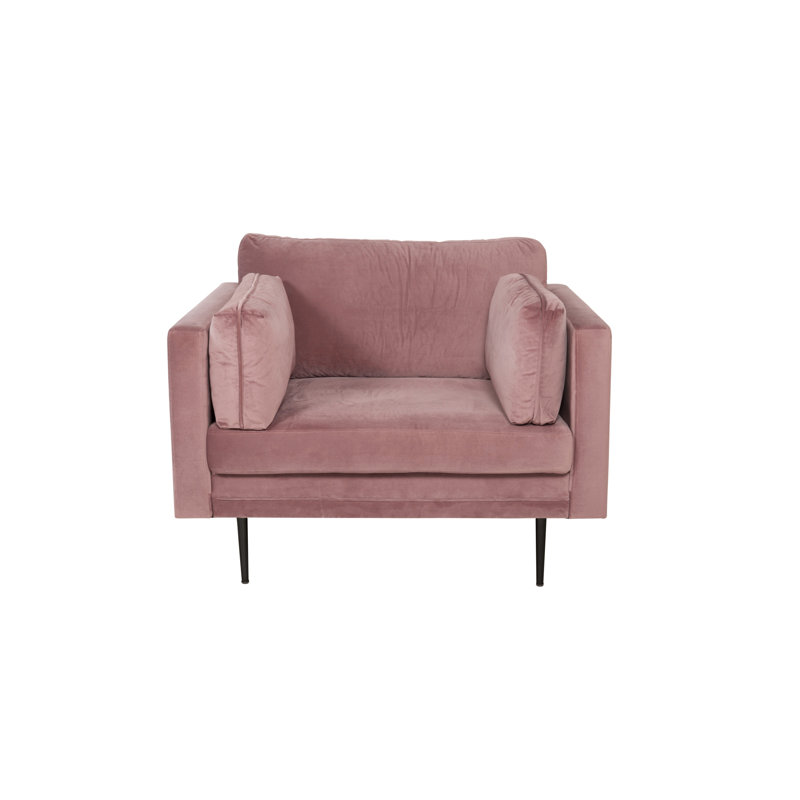 Bertwalda Upholstered Armchair, Pink