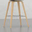 Tabouret à hauteur de comptoir / de bar Bentwood (ensemble de 2)-1668989583