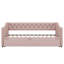 Lit de jour simple tapissier avec couchette escamotable-955329892