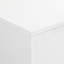Table basse 47,2 "x 31,4" minimaliste ultrabrillante avec 2 tiroirs, table de canapé rectangulaire multi-rangement avec pieds en grain de bois doré, table de centre moderne pour le salon, blanc
