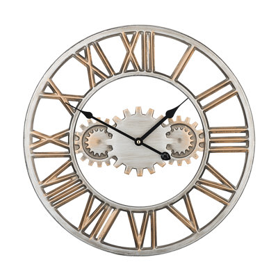 Cloverdale Metal Wall Clock