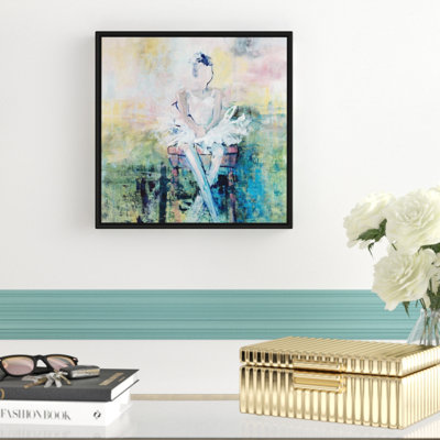 « dancer pensées », peinture sur toile