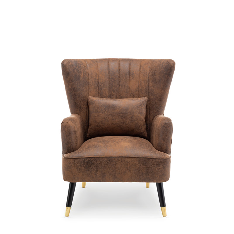 Microsuede Ajavion Wingback Chair