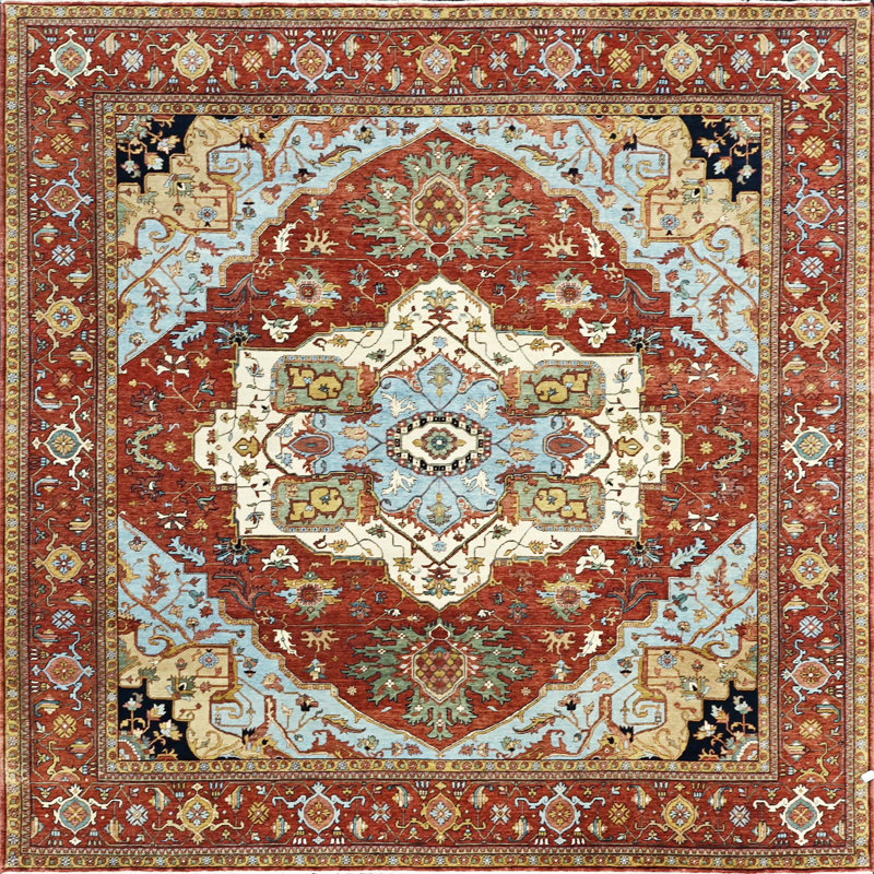 Hand Knotted Wool Oriental Area Rug