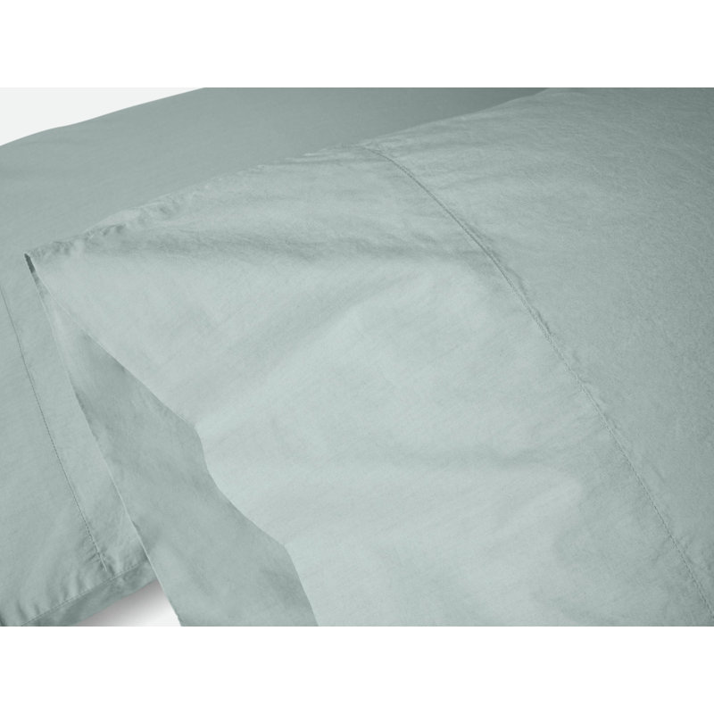 Taie d'oreiller raffinée en percale biologique, Taie d’oreiller standard, Rosée