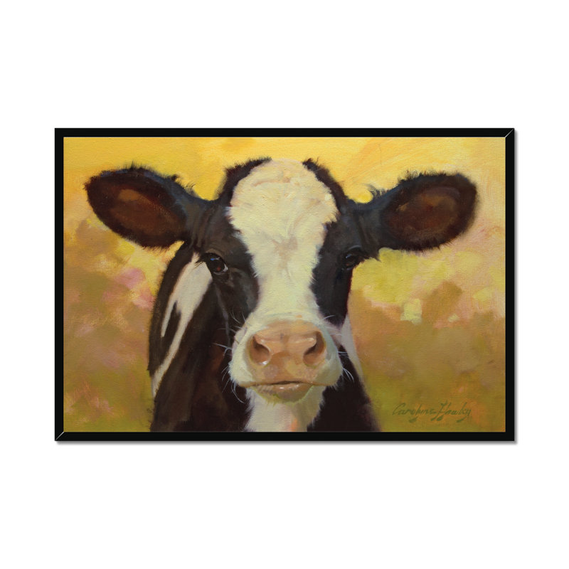 Badin Farm Pals III by Carolyne Hawley - Painting, Black Framed Paper Print, 34cm H x 50cm W