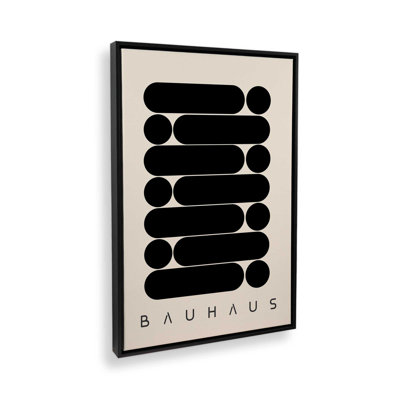 Bauhaus Abstract Rounded Layers Print