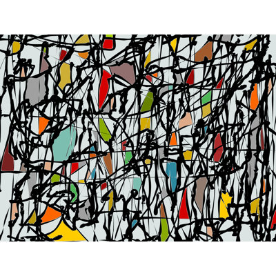 Pollock Wink Print
