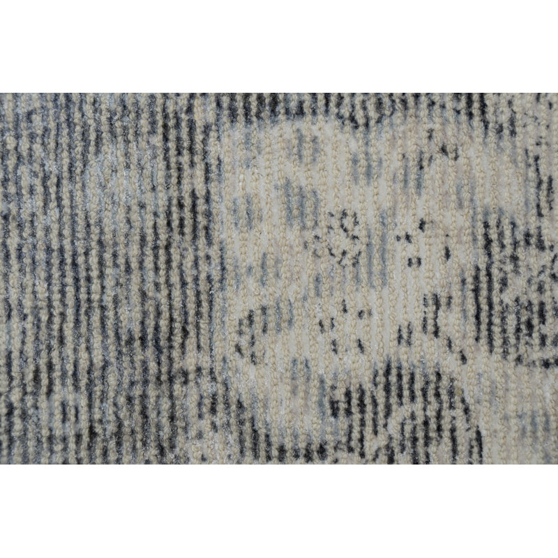 Stefano 15703-190 Ivoire / Gris, Rectangle de 5 pi x 8 pi