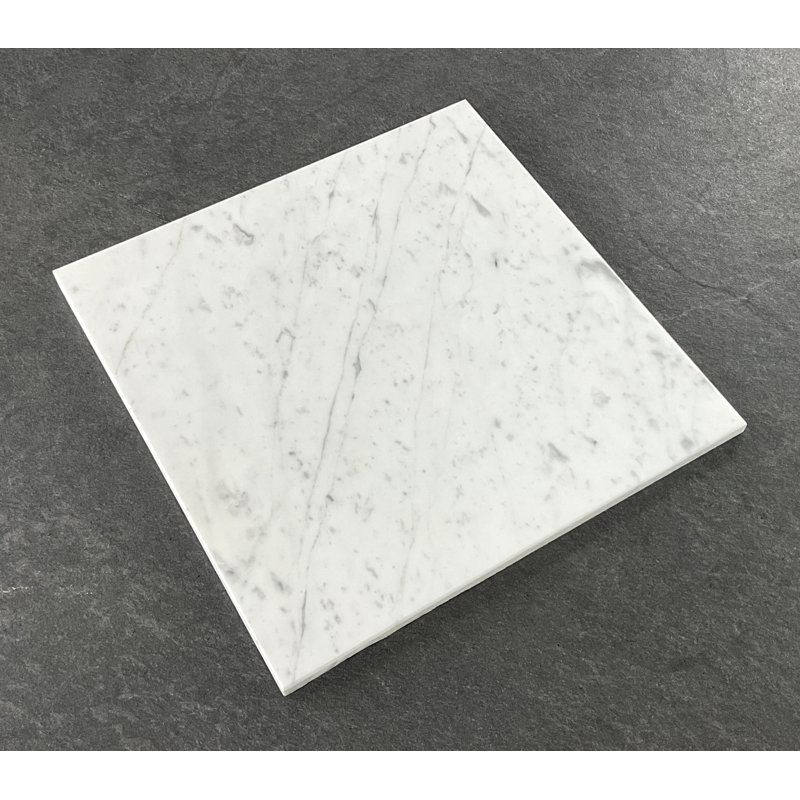 Carreau de sol et de mur poli 12 po x 12 po Bianco Gioia