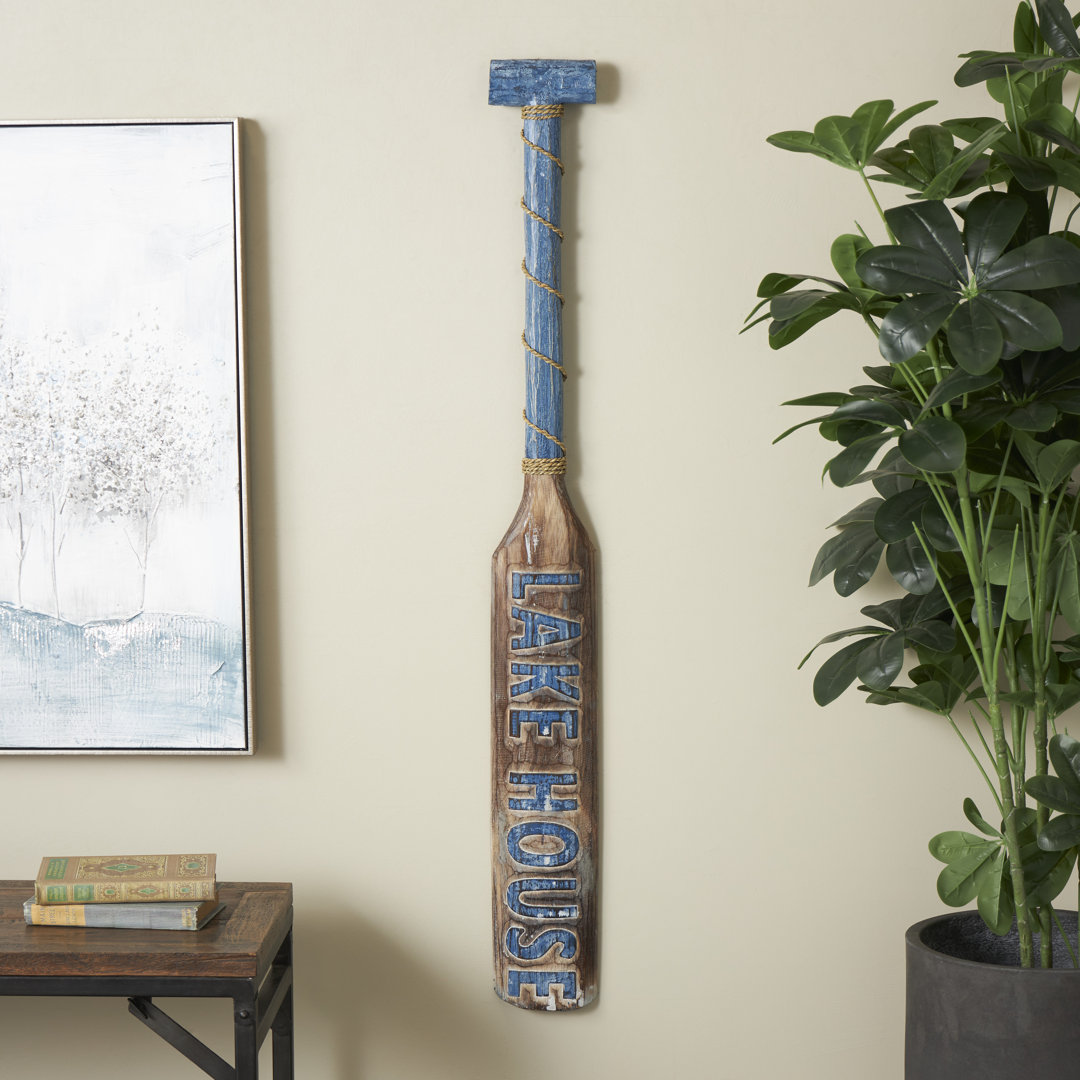 Cole And Grey Wood Paddle Wall Decor Breakwater Bay