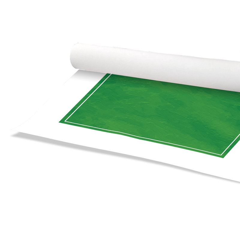 Impression sur papier roulé «vert», H 20 po x l 20 po x P 1 po