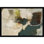 Obscured in Blue by Wood Framed Wall Art Print