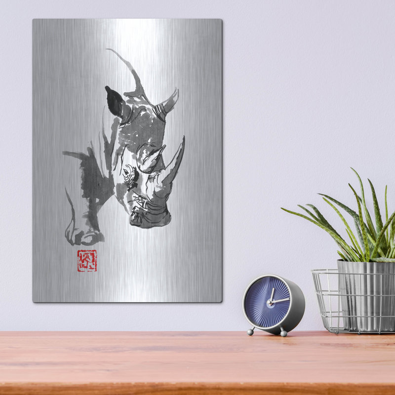 " Rhino " by Pechane, 16" H x 12" W