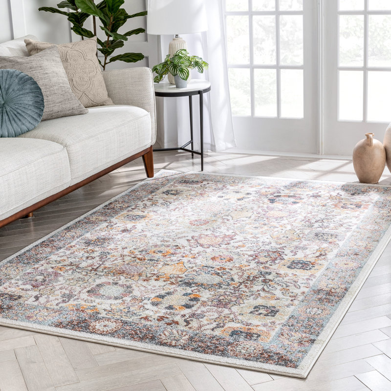 Rodeo Floral Synthetic Area Rug, Rectangle 160 x 220cm