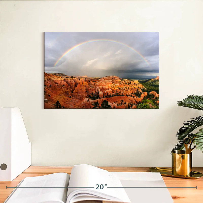 Alvord Rainbow Over Bryce Canyon, H 8 po x l 12 po