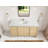 Elizabeth Oak 60 In. W X 22 In. D Single Sink Bathroom Vanity With 2 In. Quartz-109589237