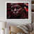 White Single Picture Framed