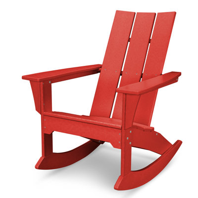 POLYWOOD® Modern Rocking Adirondack Chair