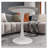 Wood Round Dining Table With Pedestal Base,Coffee Table-93178243-93178247
